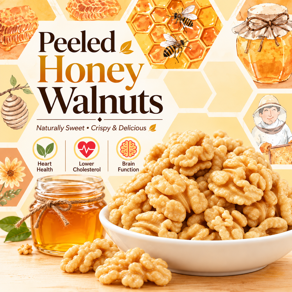 Honey-Peeled Walnuts – A Tasty Way to Support a Healthy Lifestyle-IUK