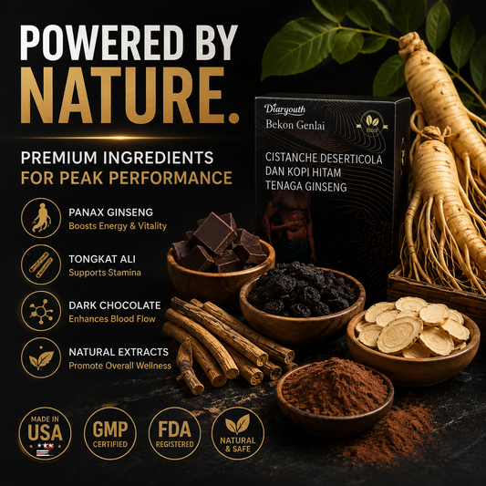 Nuvlino™Men’s Performance Energy Coffee - Wake Up Harder, Last Longer-EDC