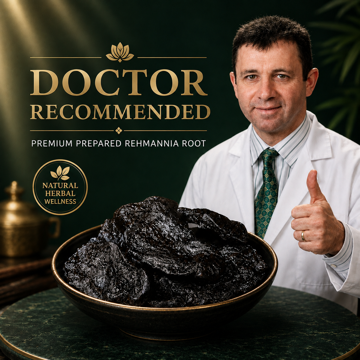 Nuvlino™Premium Prepared Rehmannia Root– Traditional Steamed & Sun-Dried Herbal Root-EDC
