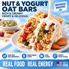 Nut & Yogurt Oat Bars – Crunchy, Tasty, with Protein & Calcium-OUO
