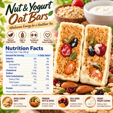Nut & Yogurt Oat Bars – Crunchy, Tasty, with Protein & Calcium-OUO